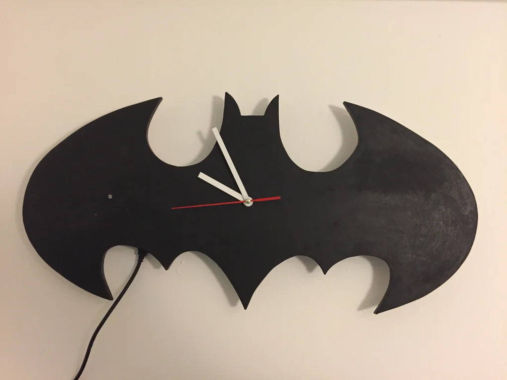 Bat-Man Clock with Rope Light - imixpress.com