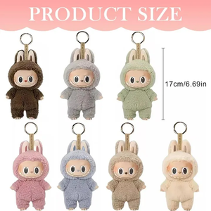Labubu Macaron Monster Keychain Blind Box (Random Character) - 1 PC - imixpress.com
