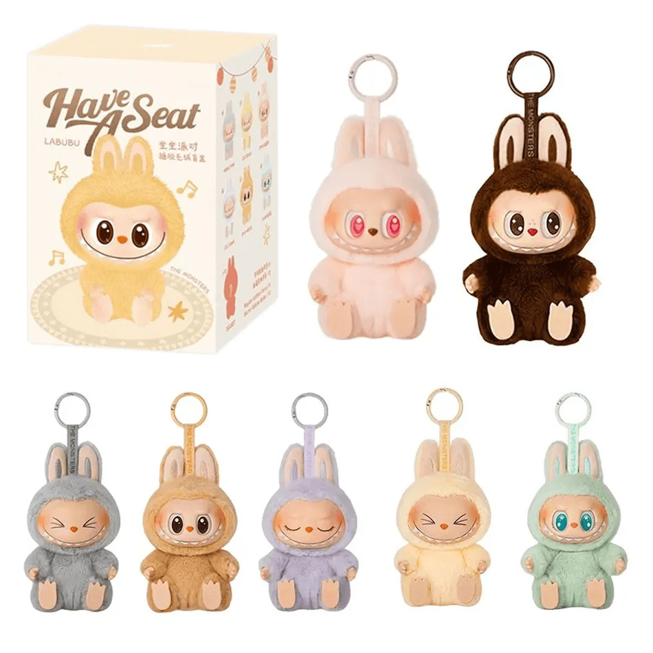 Labubu Monster Plush Keychain Blind Box (Random Character) - 1 PC - imixpress.com