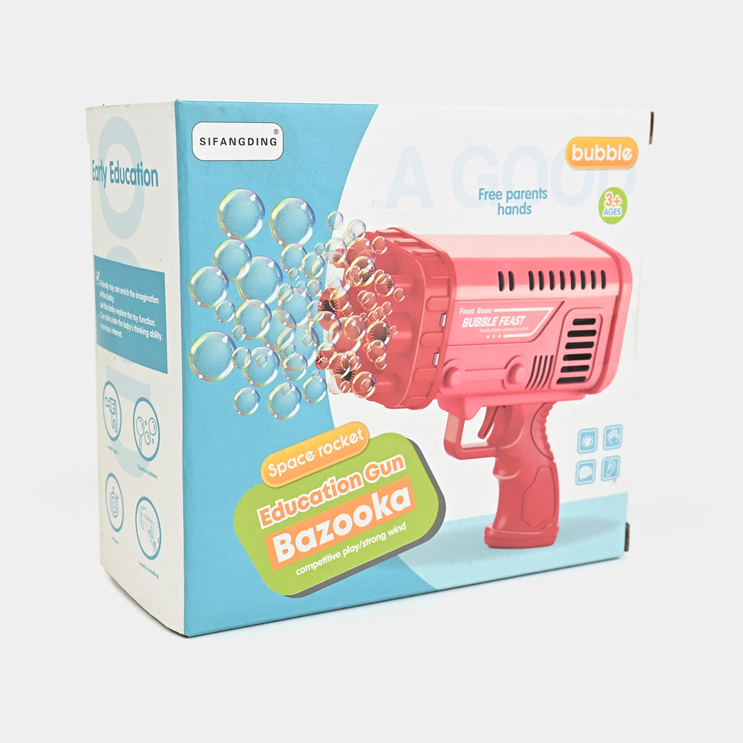 Space Rocket Bazooka Bubble Gun Electric Automatic Bubble Maker - imixpress.com