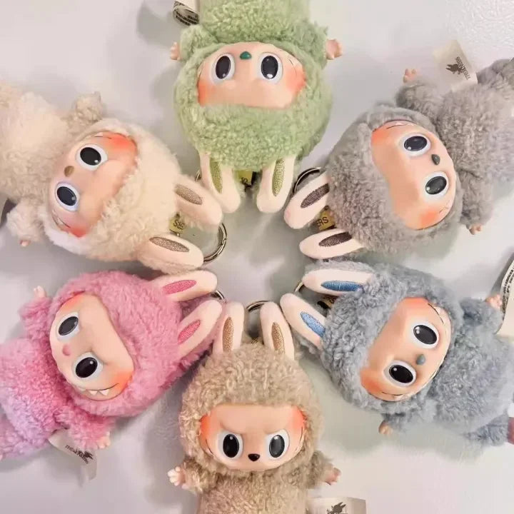 Labubu Macaron Monster Keychain Blind Box (Random Character) - 1 PC - imixpress.com