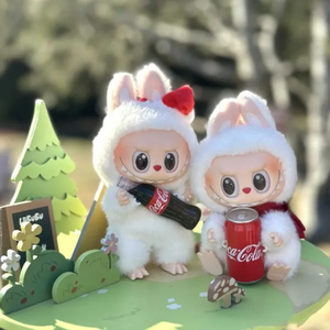 Labubu Monster Coca-Cola Series Plush Keychain Blind Box - 1 PC - imixpress.com