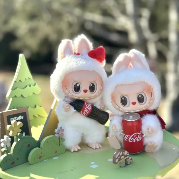 Labubu Monster Coca-Cola Series Plush Keychain Blind Box - 1 PC - imixpress.com