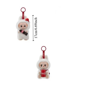 Labubu Monster Coca-Cola Series Plush Keychain Blind Box - 1 PC - imixpress.com