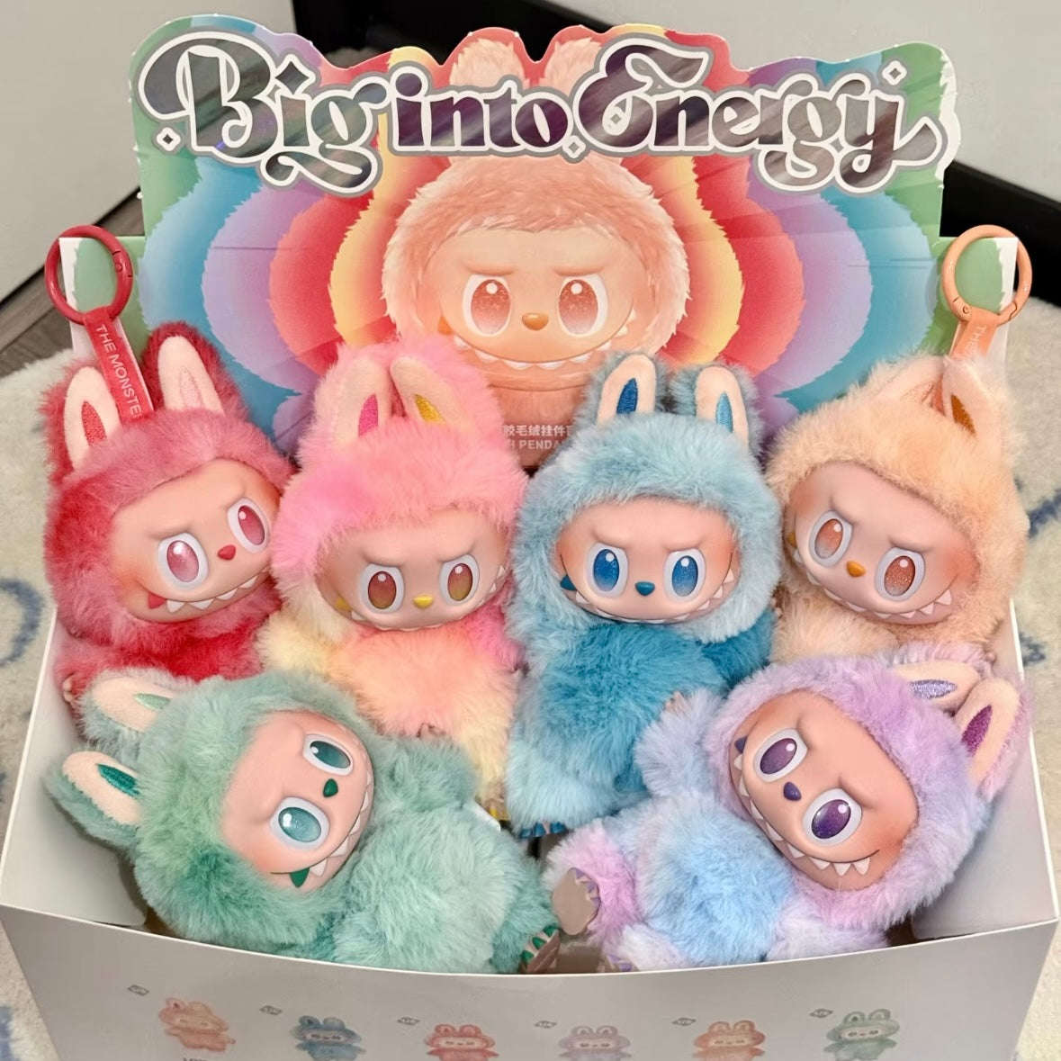 Labubu Big Into Energy Monster Keychain Blind Box (Random Character) - 1 PC - imixpress.com