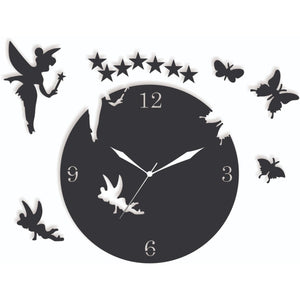 Fairy Clock Black - imixpress.com
