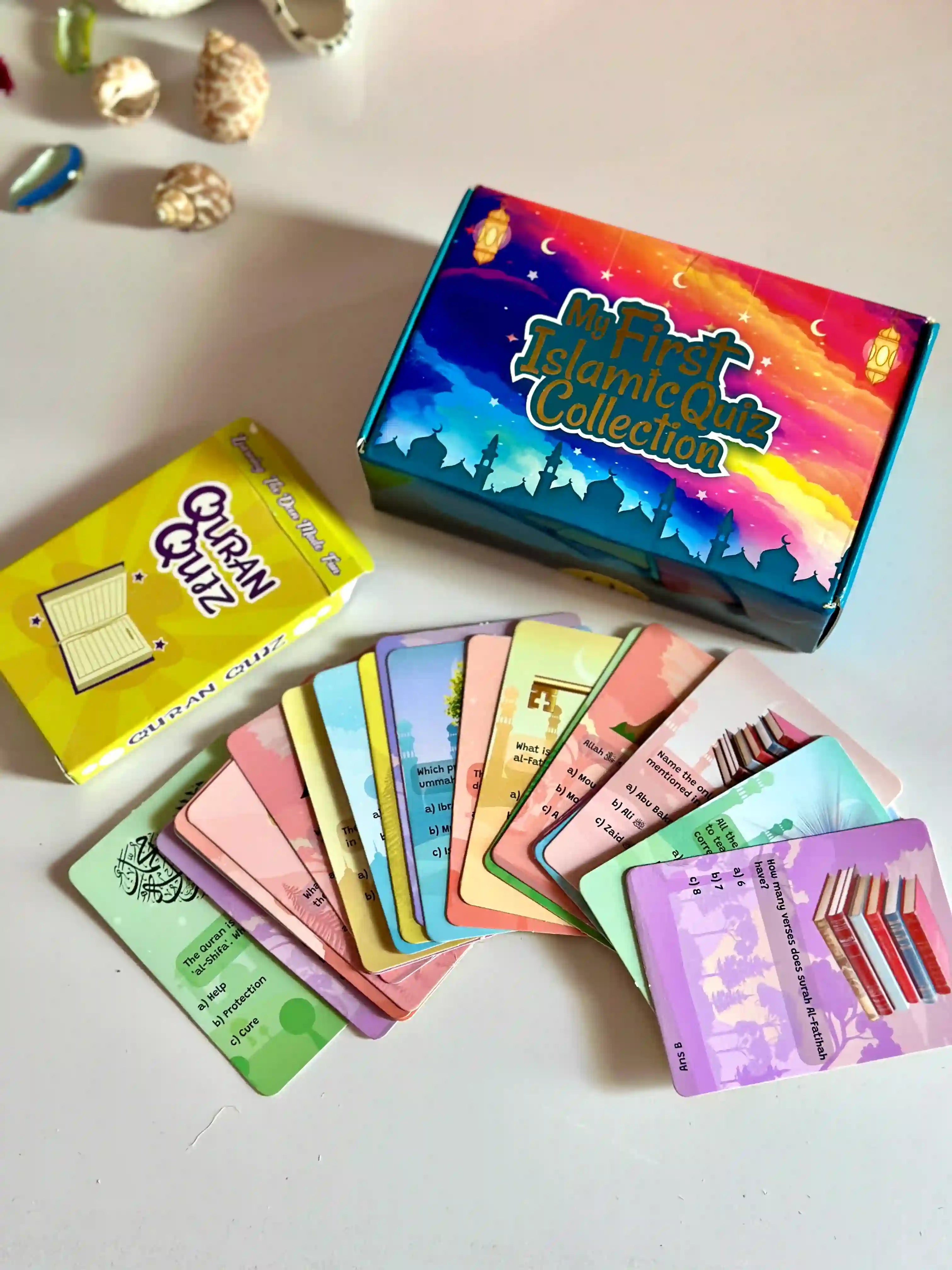 🧠 150 Islamic Quiz Cards – Fun & Educational Learning for Kids & Adults