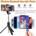 4 in 1 Selfie Stick + Tripod Stand with Light and Wireless Remote - imixpress.com