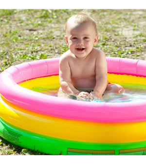 24"X8.5" INTEX SUNSET GLOW BABY POOL(57107) - imixpress.com