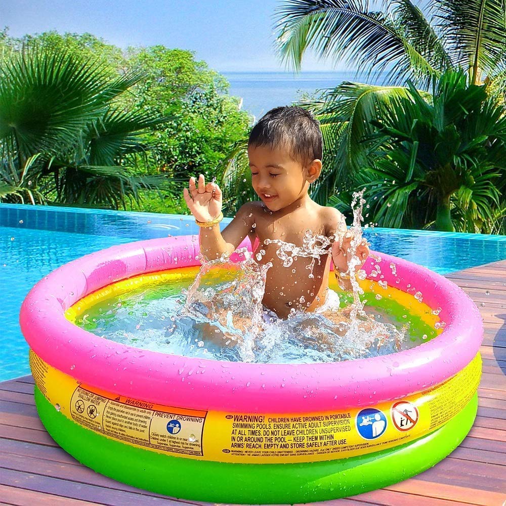 24"X8.5" INTEX SUNSET GLOW BABY POOL(57107) - imixpress.com