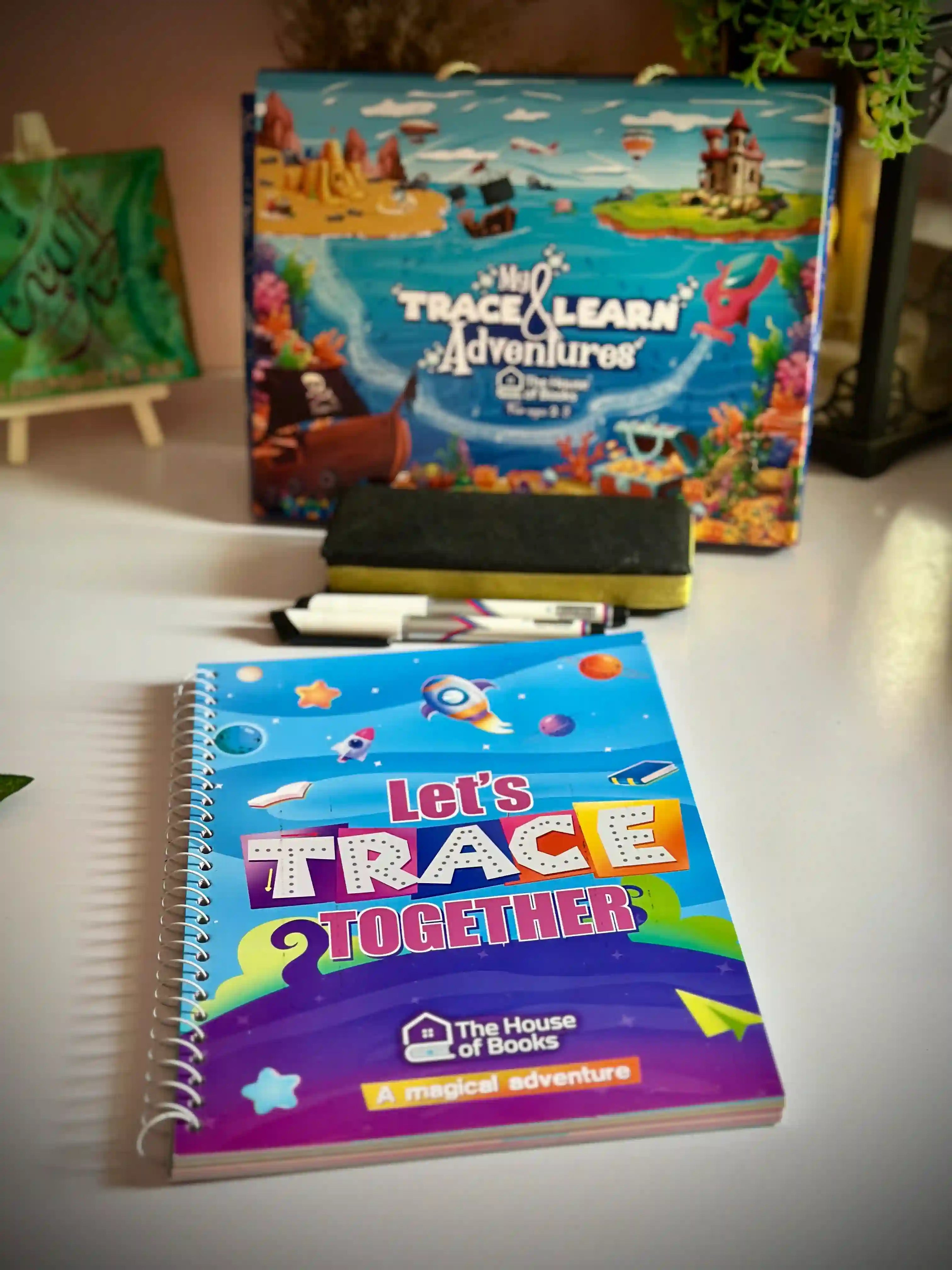 Tracing Workbook 64 pages for Children age 2-4 Learn Handwriting