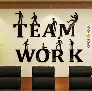 Teamwork 3D Creative Office Decor (tw01) - Wall Decorations - imixpress.com